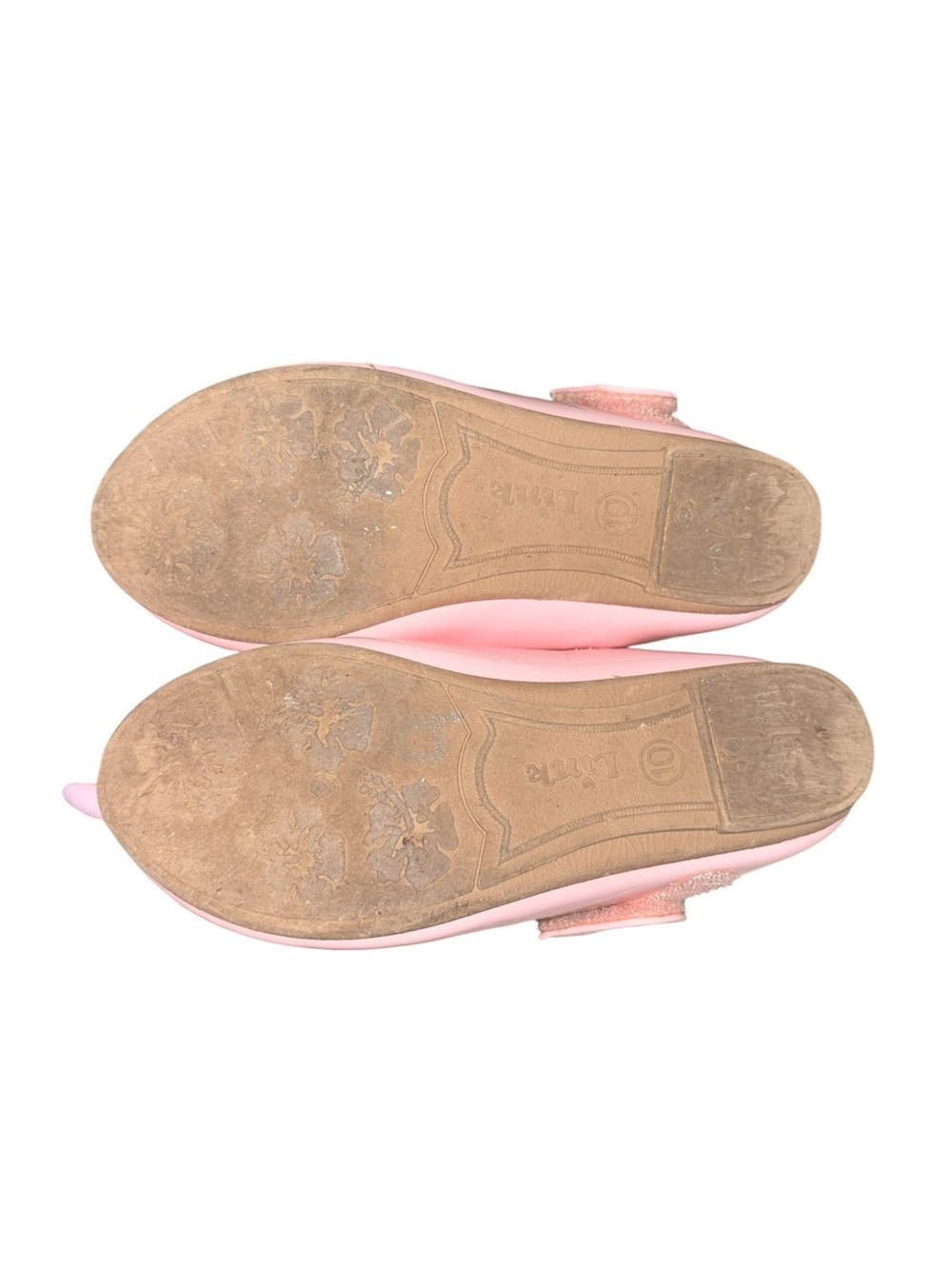 Girls' Pink Sparkle Bow Mary Jane Shoes Size 10 - Picture 3 of 3
